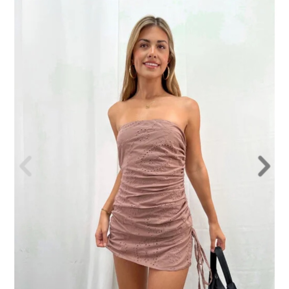 Sky to Moon Look at Her Brown Dress